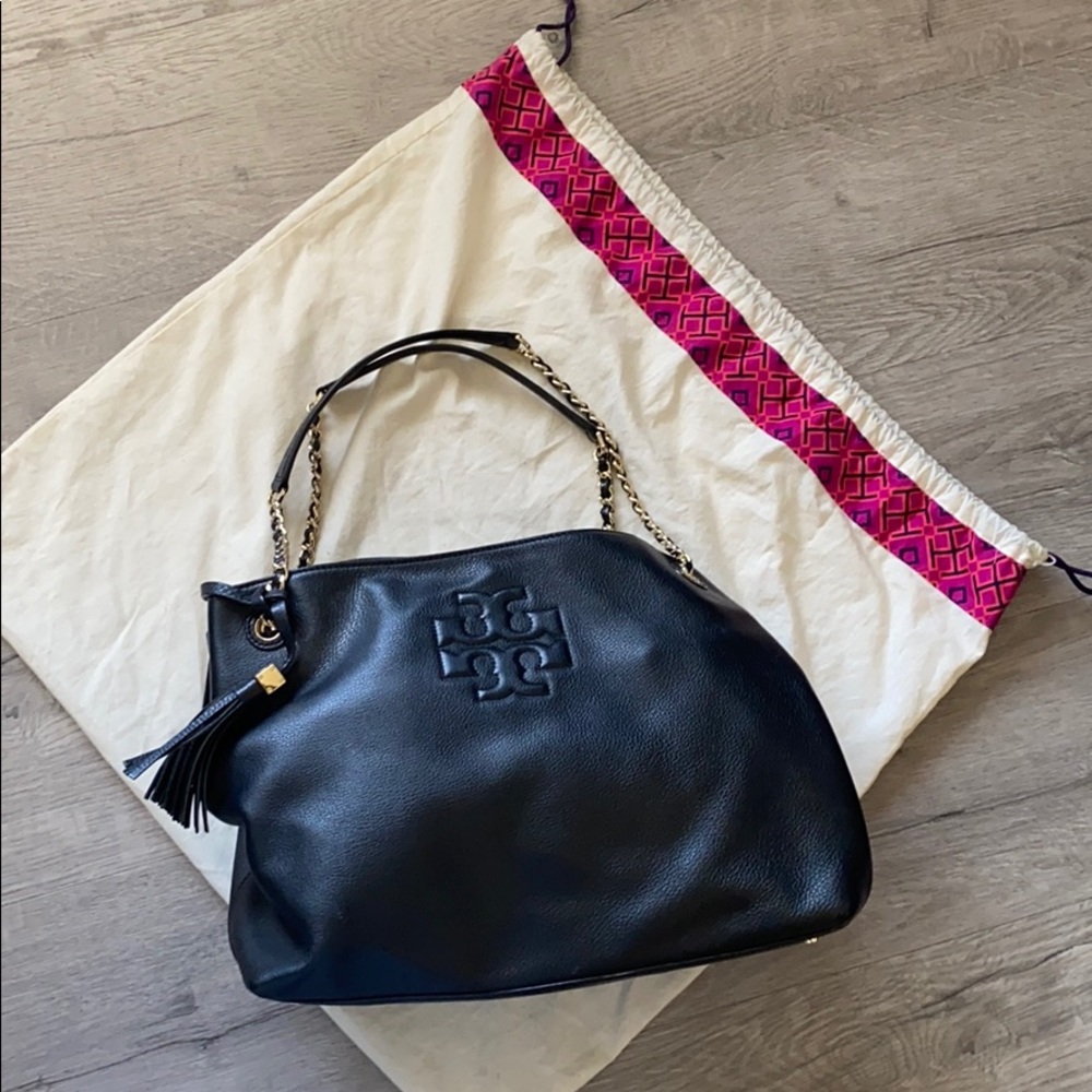 Tory Burch black leather bag